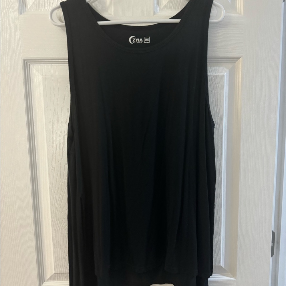 Zyia Long Finesse Slit Tank
